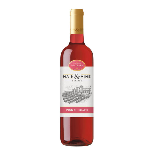 Beringer Main & Vine Pink Moscato California - 750ML - Front
