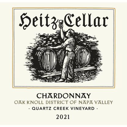 Heitz Cellar Chardonnay Quartz Creek Vineyard Oak Knoll District 2021 - 750ML - Front Label
