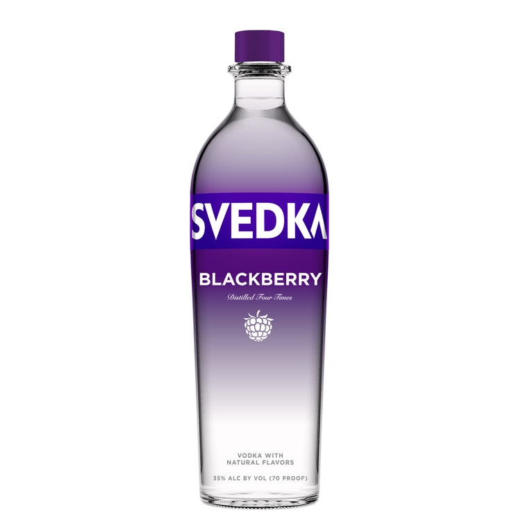 Svedka Blackberry Flavored Vodka 70 - 1.0L - Front