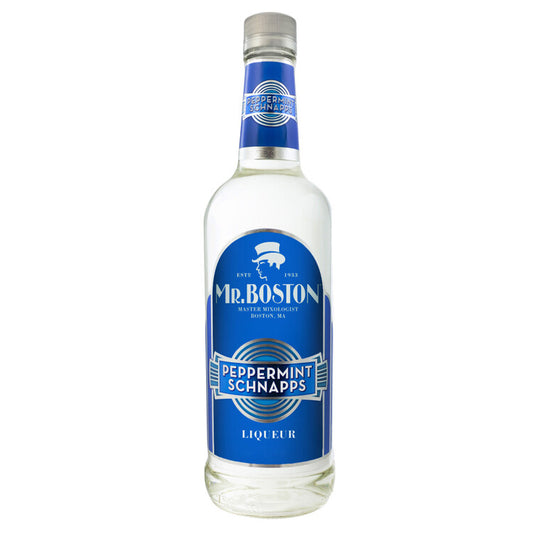 Mr. Boston Peppermint Schnapps 54 - 750ML - Front