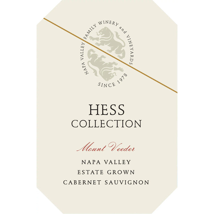 The Hess Collection Cabernet Sauvignon Mount Veeder 2021 - 750ML - Front Label
