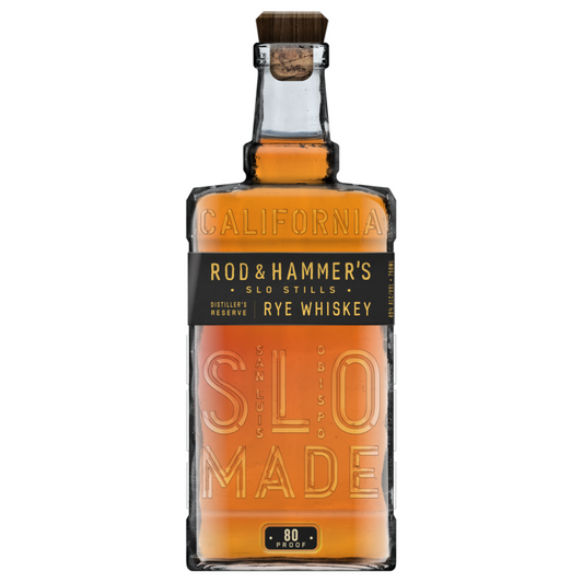 Rod & Hammer's Rye Whiskey Slo Stills Distiller's Reserve 80 - 750ML - Front