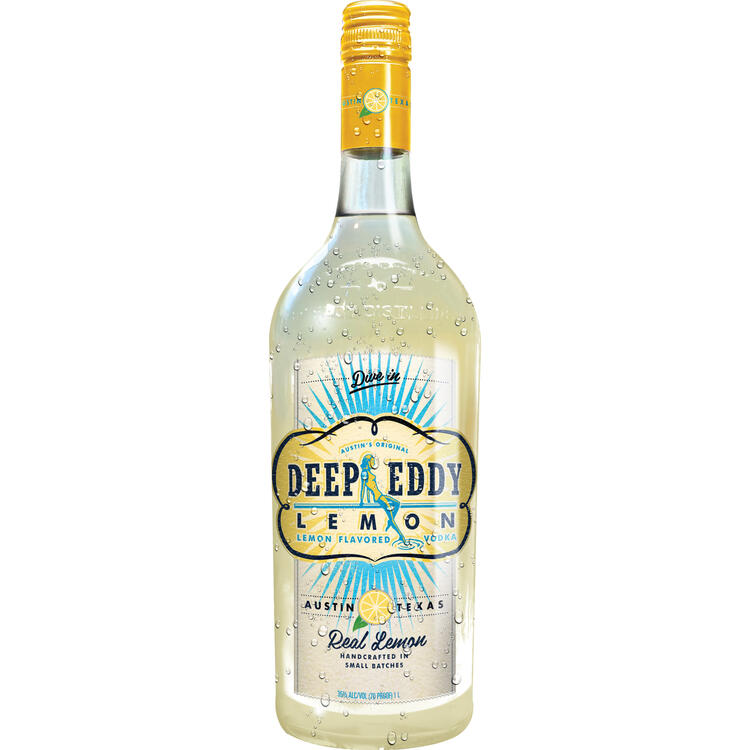 Deep Eddy Lemon Flavored Vodka 70 - 1.0L - Front