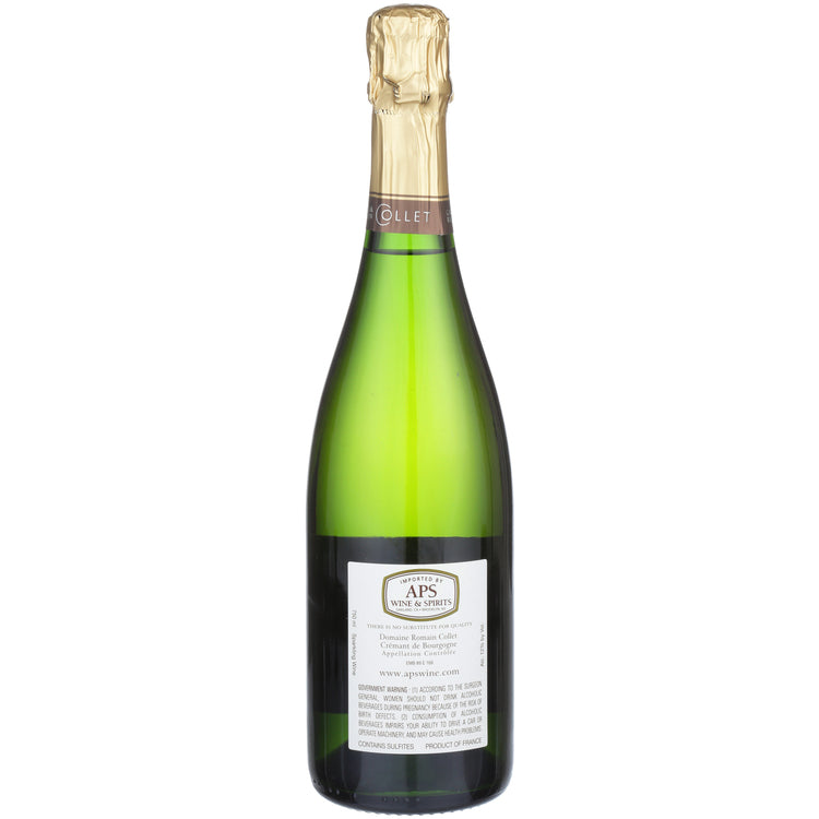 Gilles & Romain Collet Cremant De Bourgogne Brut - 750ML - Back
