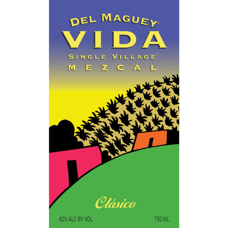 Del Maguey Mezcal Vida 84 - 750ML - Front Label