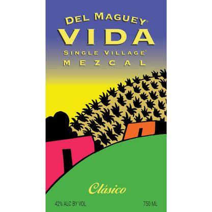 Del Maguey Mezcal Vida 84 - 750ML - Front Label