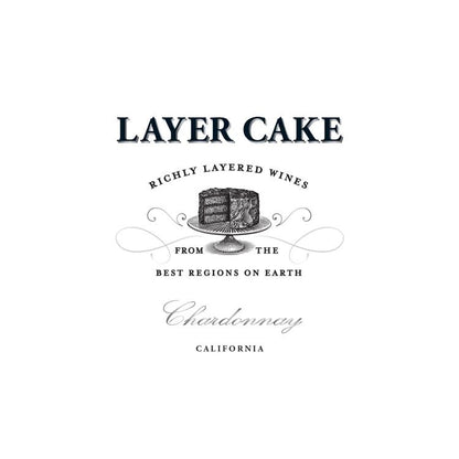 Layer Cake Chardonnay California - 750ML - Front Label