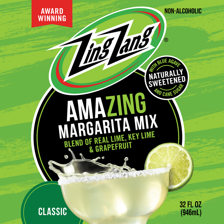 Zing Zang Margarita Mix - 32 Z - Front Label