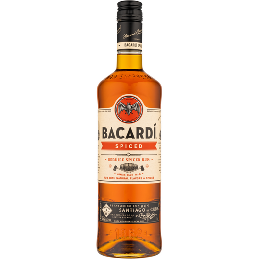 Bacardi Spiced Rum Bacardi Rum Spiced 70 - 1.0L - Front