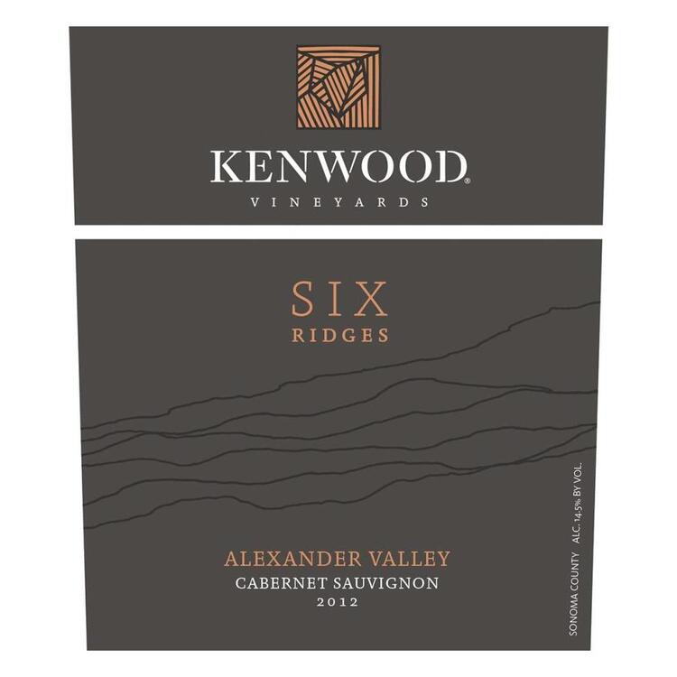Kenwood Cabernet Sauvignon Six Ridges Alexander Valley - 750ML - Back