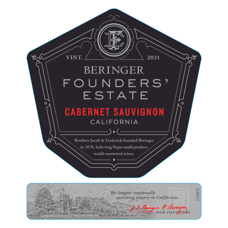 Beringer Founders' Estate Cabernet Sauvignon California - 750ML