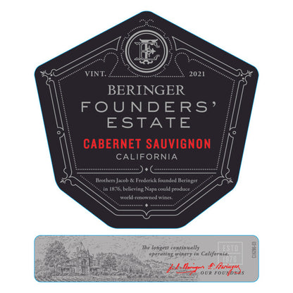 Beringer Founders' Estate Cabernet Sauvignon California - 750ML