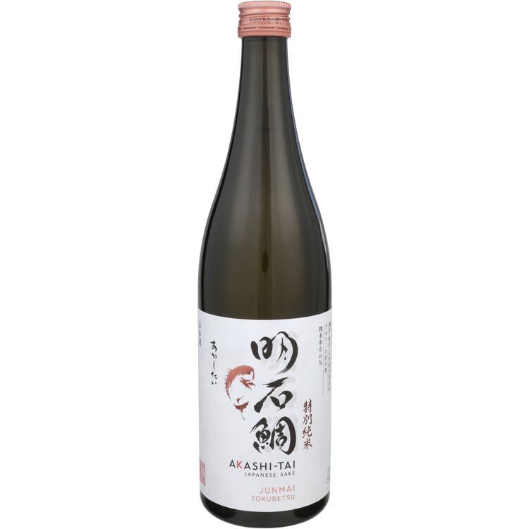 Akashi Tai Junmai Sake Tokubetsu - 720ML - Front