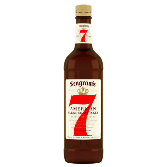 Seagram's Blended American Whiskey 7 Crown 80 - 1.0L - Front