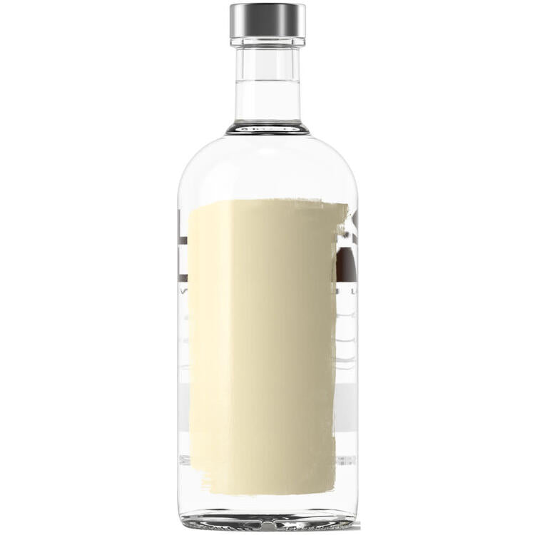 Absolut Vanilla Flavored Vodka Vanilia 76 - 750ML - Back
