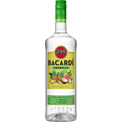 Bacardi Tropical Flavored Rum Limited Edition 70 - 1.0L - Front