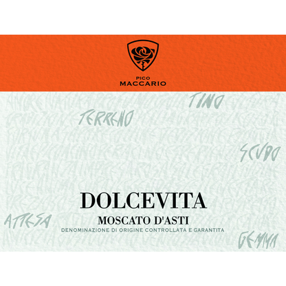 Pico Maccario Moscato D'Asti Dolcevita 2023 - 750ML - Front Label