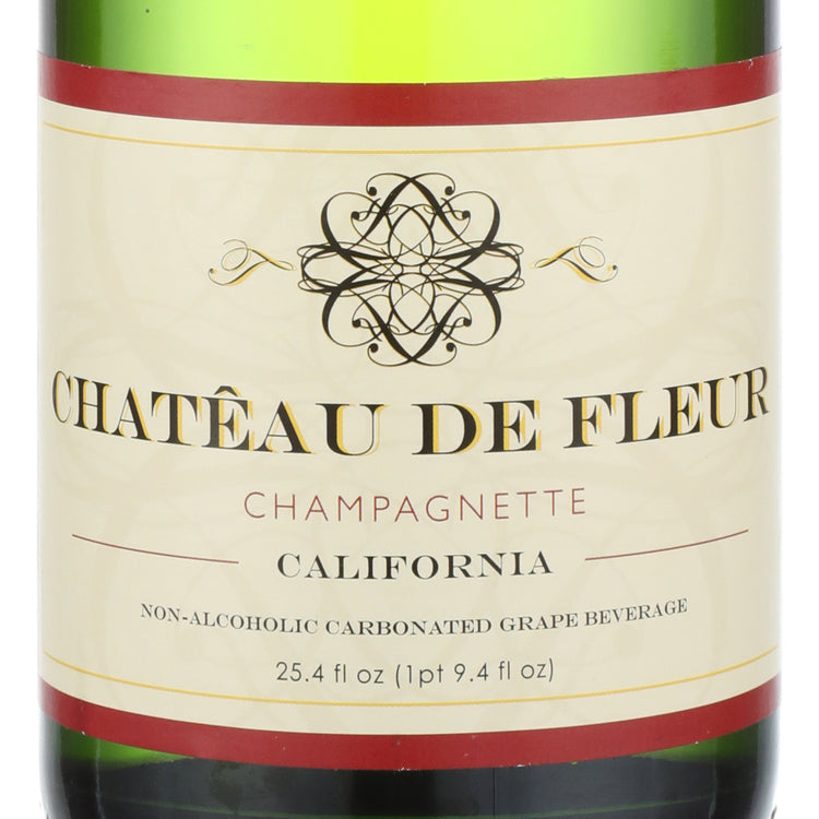 Chateau De Fleur Sparkling Wine Non-Alcoholic - 750ML - Front Label