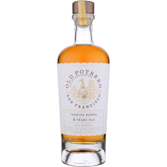 Old Potrero Rye Whiskey Toasted Barrel 6 Yr 102.4 - 700ML