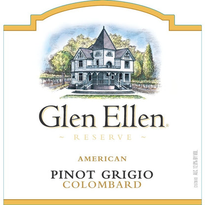 Glen Ellen Pinot Grigio/Colombard Reserve American - 1.5L - Front Label