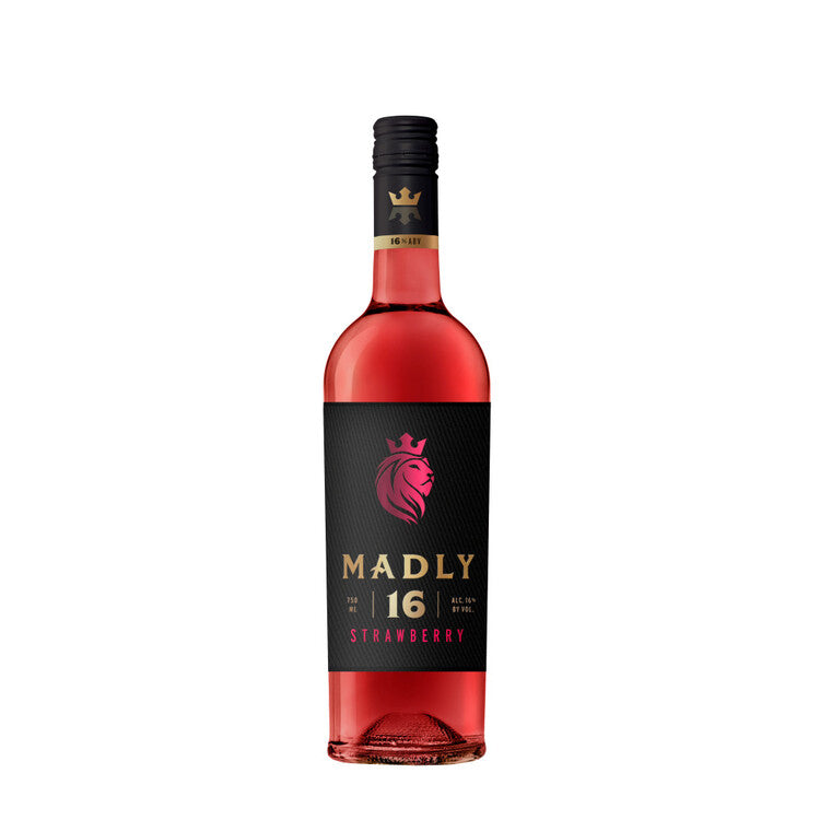 Madly Strawberry Flavored Wine - 750ML - Front