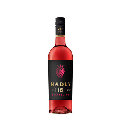 Madly Strawberry Flavored Wine - 750ML - Front