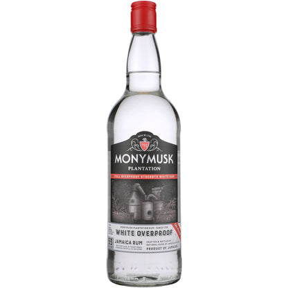 Monymusk Overproof Rum White Overproof 126 - 1.0L - Front