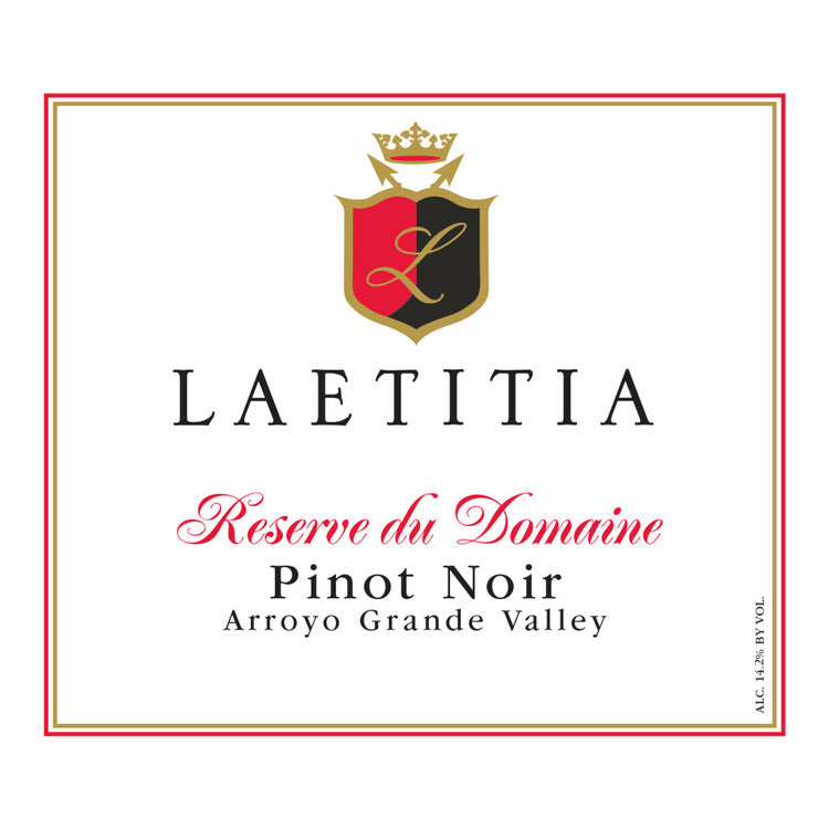 Laetitia Pinot Noir Reserve Du Domaine Arroyo Grande Valley 2021 - 750ML - Front Label
