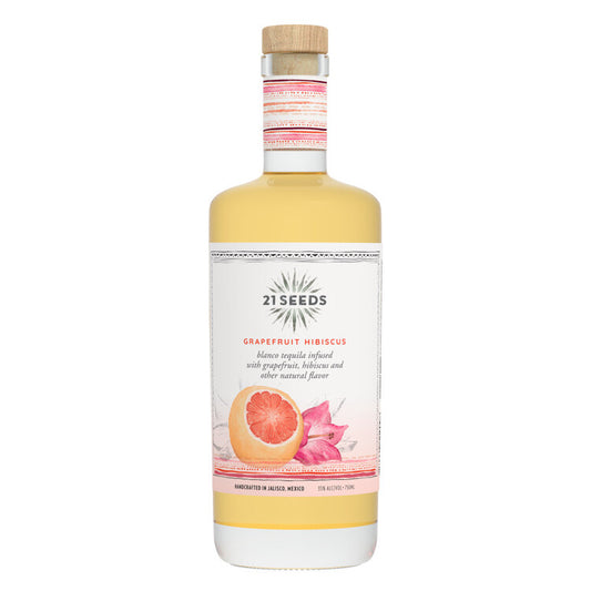 21 Seeds Grapefruit Hibiscus Infused Blanco Tequila 70 - 750ML