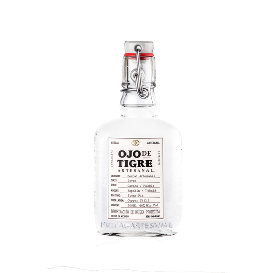 Ojo De Tigre Mezcal Artesanal Joven 80 - 200ML