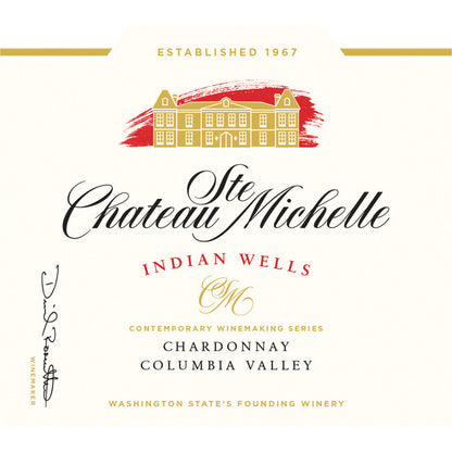 Chateau Ste. Michelle Chardonnay Indian Wells Vintage Select Columbia - 750ML