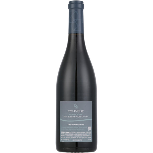 Convene Pinot Noir Russian River Valley 2022 - 750ML - Back