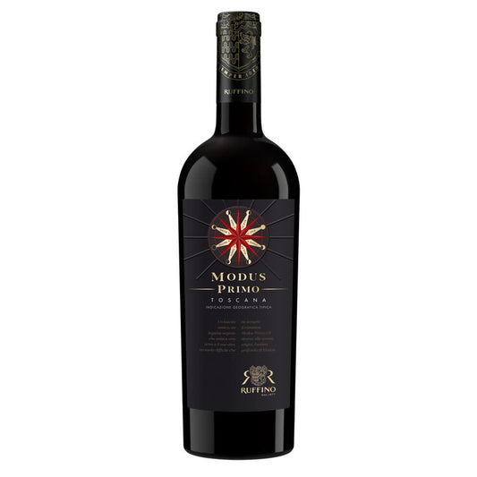 Ruffino Toscana Rosso Modus Primo 2019 Wood Box - 750ML - Front