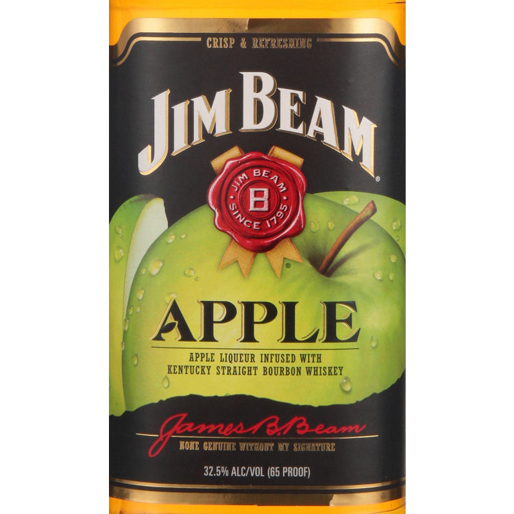 Jim Beam Apple Flavored Whiskey 65 - 750ML - Front Label