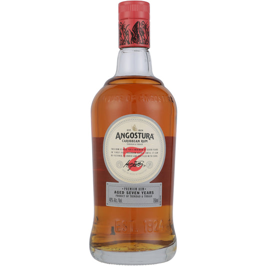 Angostura Aged Rum 7 Yr 80 W/ Orange Bitters Hitchhiker - 750ML