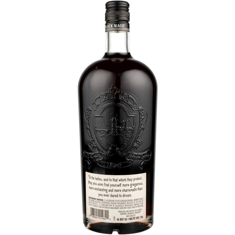 Black Magic Black Spiced Rum 94 - 1.0L - Back