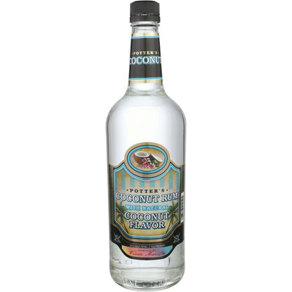 Potter's Coconut Flavored Rum 42 - 1.0L - Front