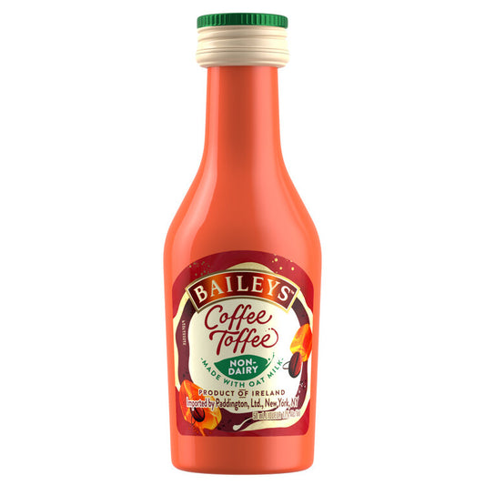 Baileys Cream Liqueur Coffee Toffee Non-Dairy Made With Oat Milk 34 - 50ML - Front