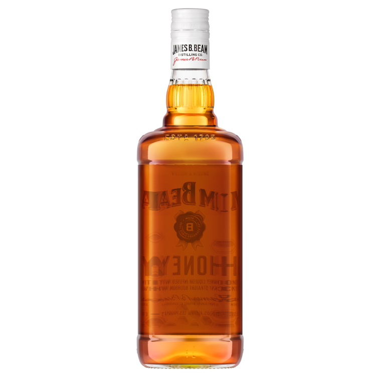 Jim Beam Honey Flavored Whiskey 65 - 1.0L - Back