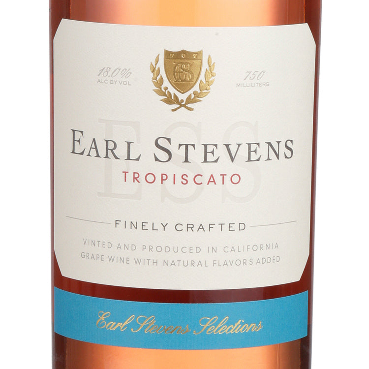 Earl Stevens Tropiscato - 750ML - Front Label
