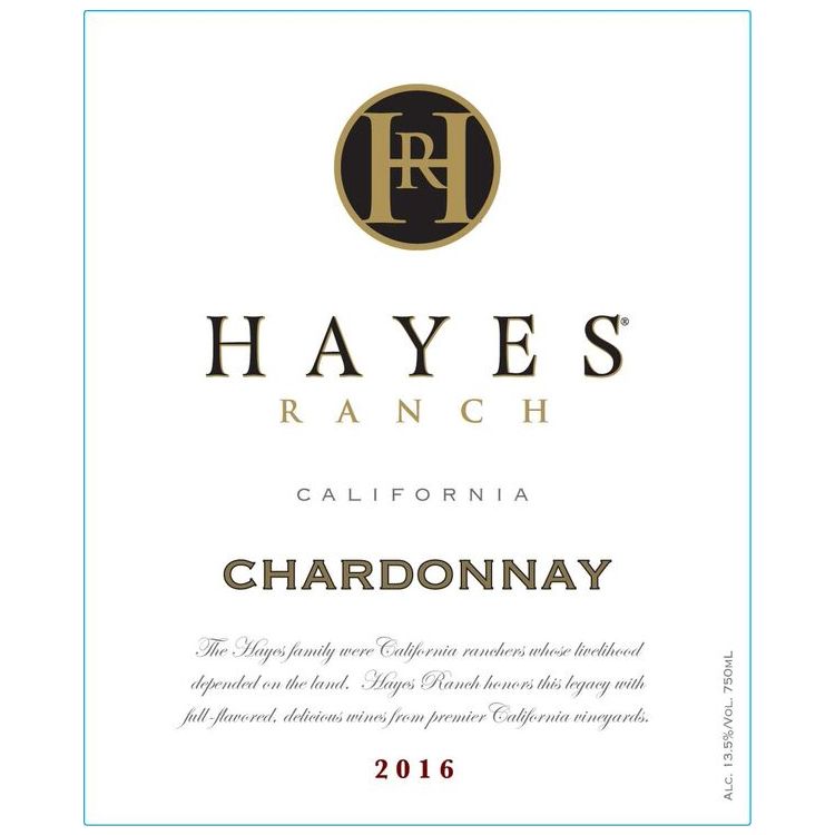 Hayes Ranch Chardonnay Best Foot Forward California - 750ML - Front Label