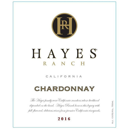 Hayes Ranch Chardonnay Best Foot Forward California - 750ML - Front Label