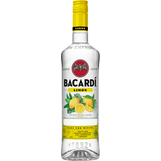 Bacardi Lemon Flavored Rum Limon 70 - 750ML - Front