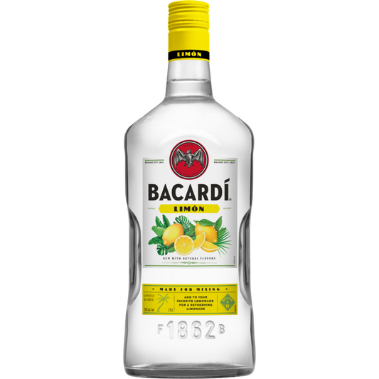 Bacardi Lemon Flavored Rum Limon 70 - 1.75L - Front