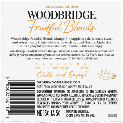 Woodbridge Fruitful Blends Mango Pineapple White Wine - 750ML