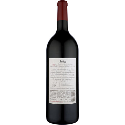 Jordan Cabernet Sauvignon Library Release Alexander Valley 2017 - 1.5L - Back