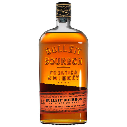 Bulleit Straight Bourbon Frontier Whiskey 6 Yr 90 - 750ML - Front