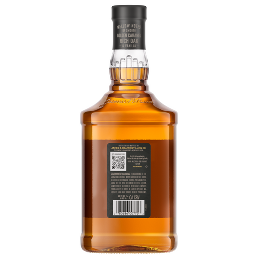 Jim Beam Straight Bourbon Black 7 Yr 90 - 1.0L - Back