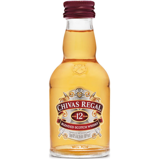 Chivas Regal Blended Scotch 12 Yr 80 - 50ML - Front