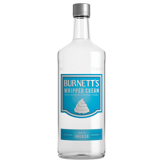 Burnett's Whipped Cream Flavored Vodka 60 - 750ML - Front